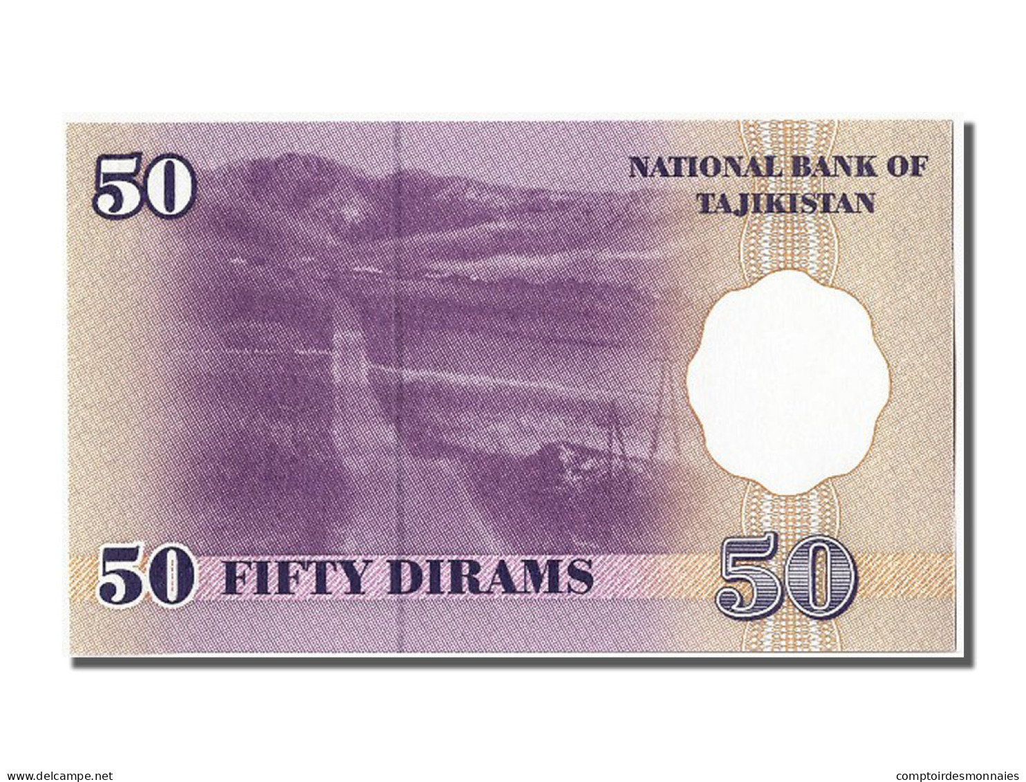 Billet, Tajikistan, 50 Diram, 1999, NEUF - Tayikistán