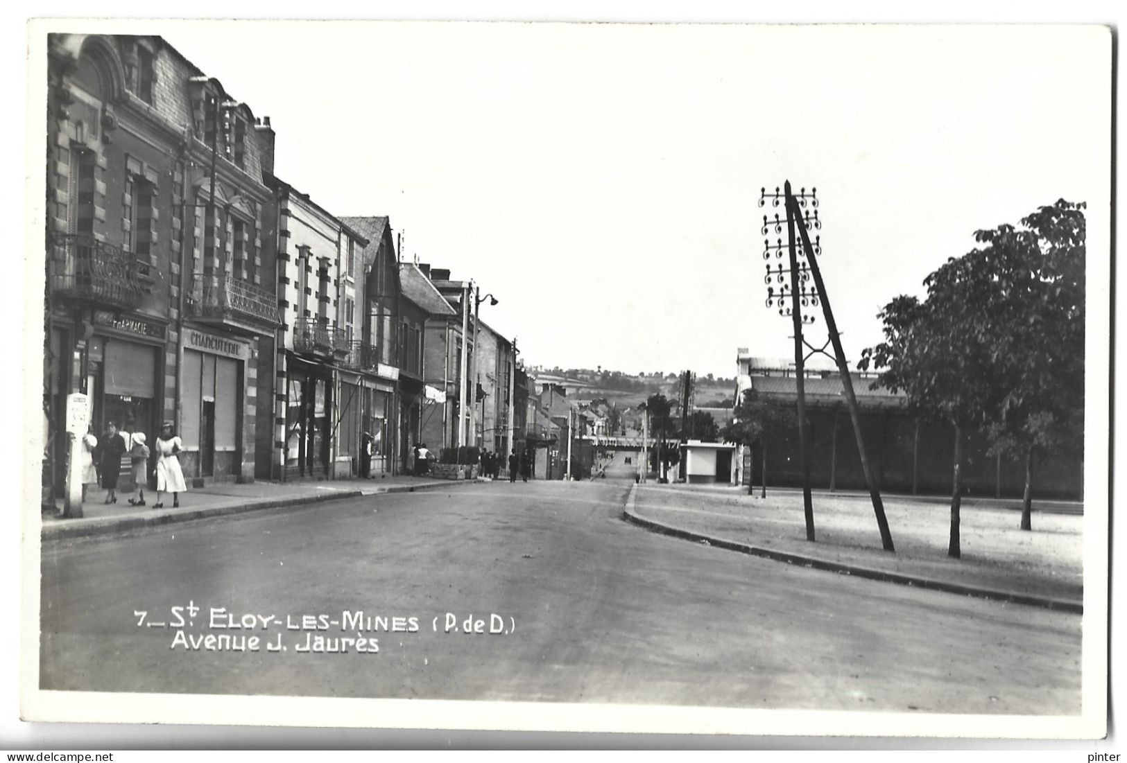SAINT ELOY LES MINES - Avenue Jean Jaurès - Saint Eloy Les Mines