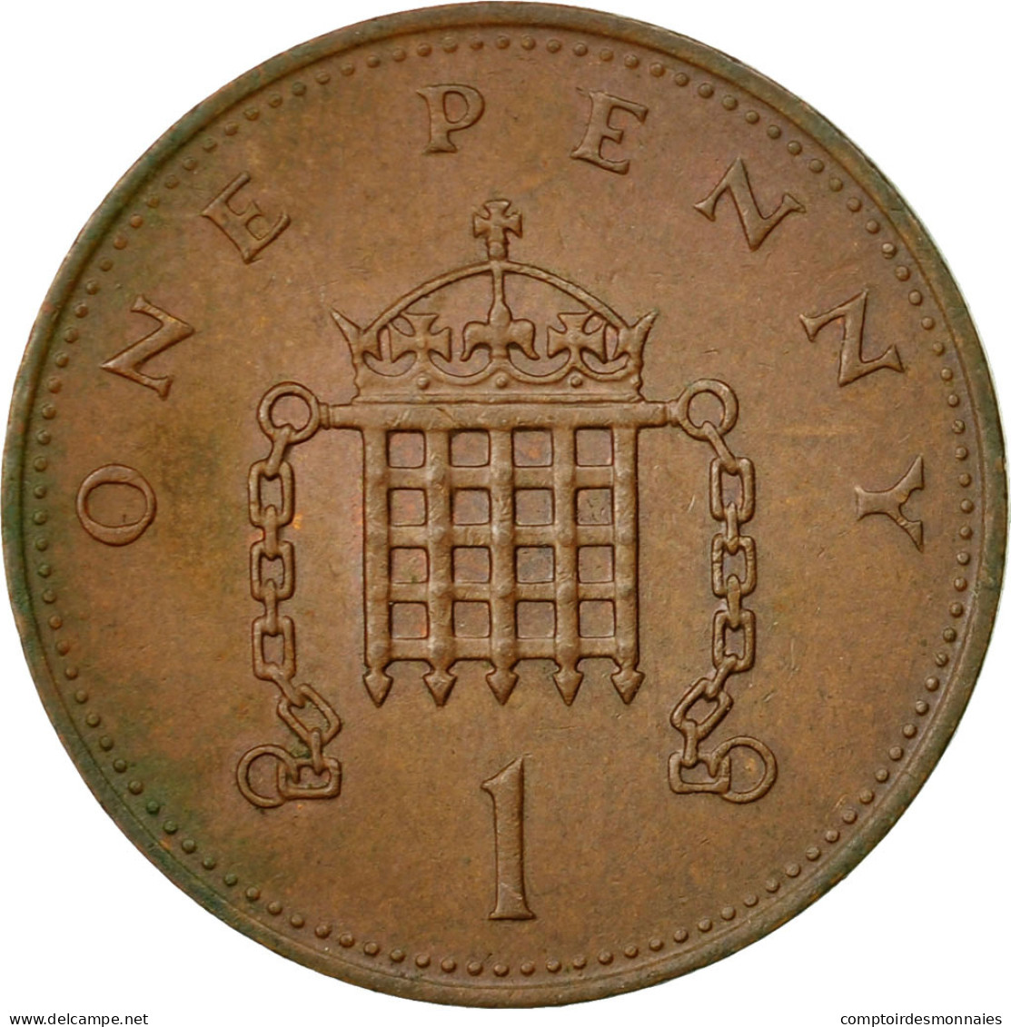 Monnaie, Grande-Bretagne, Elizabeth II, Penny, 1982, TTB, Bronze, KM:927 - 1 Penny & 1 New Penny