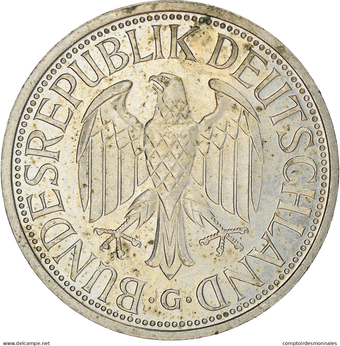 Monnaie, République Fédérale Allemande, Mark, 1989, Karlsruhe, SUP - 1 Mark