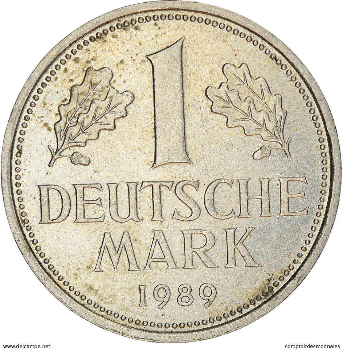 Monnaie, République Fédérale Allemande, Mark, 1989, Karlsruhe, SUP - 1 Marco