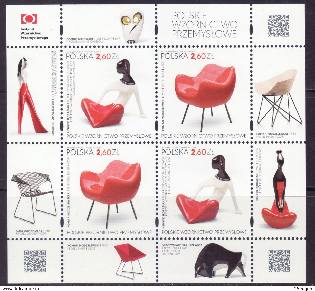 POLAND 2018 Michel No 5060 - 5061 Klbg MNH - Unused Stamps
