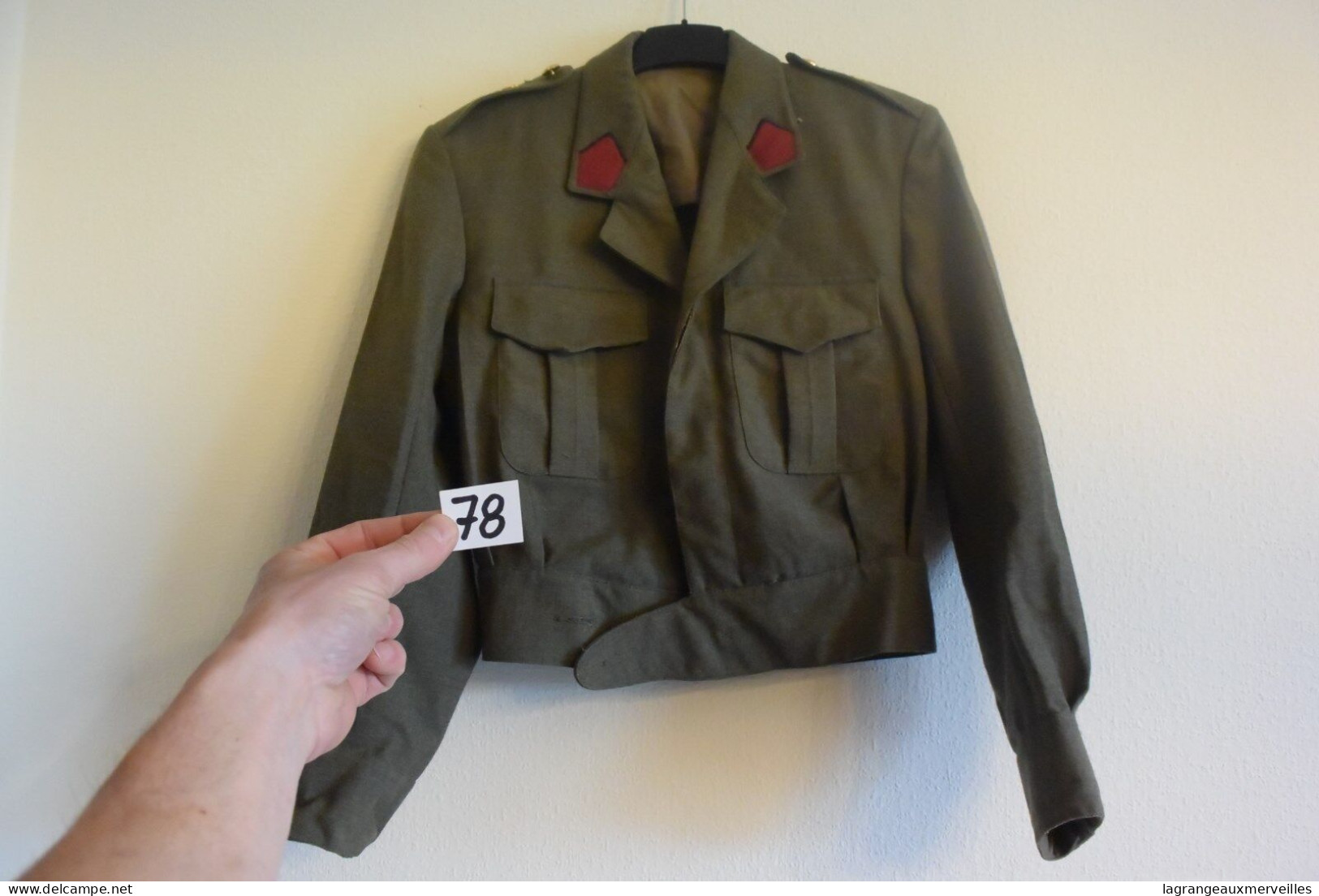 C78 Veste Militaire ABL Militaria Homme 1968 Avec Médaille - Uniformes