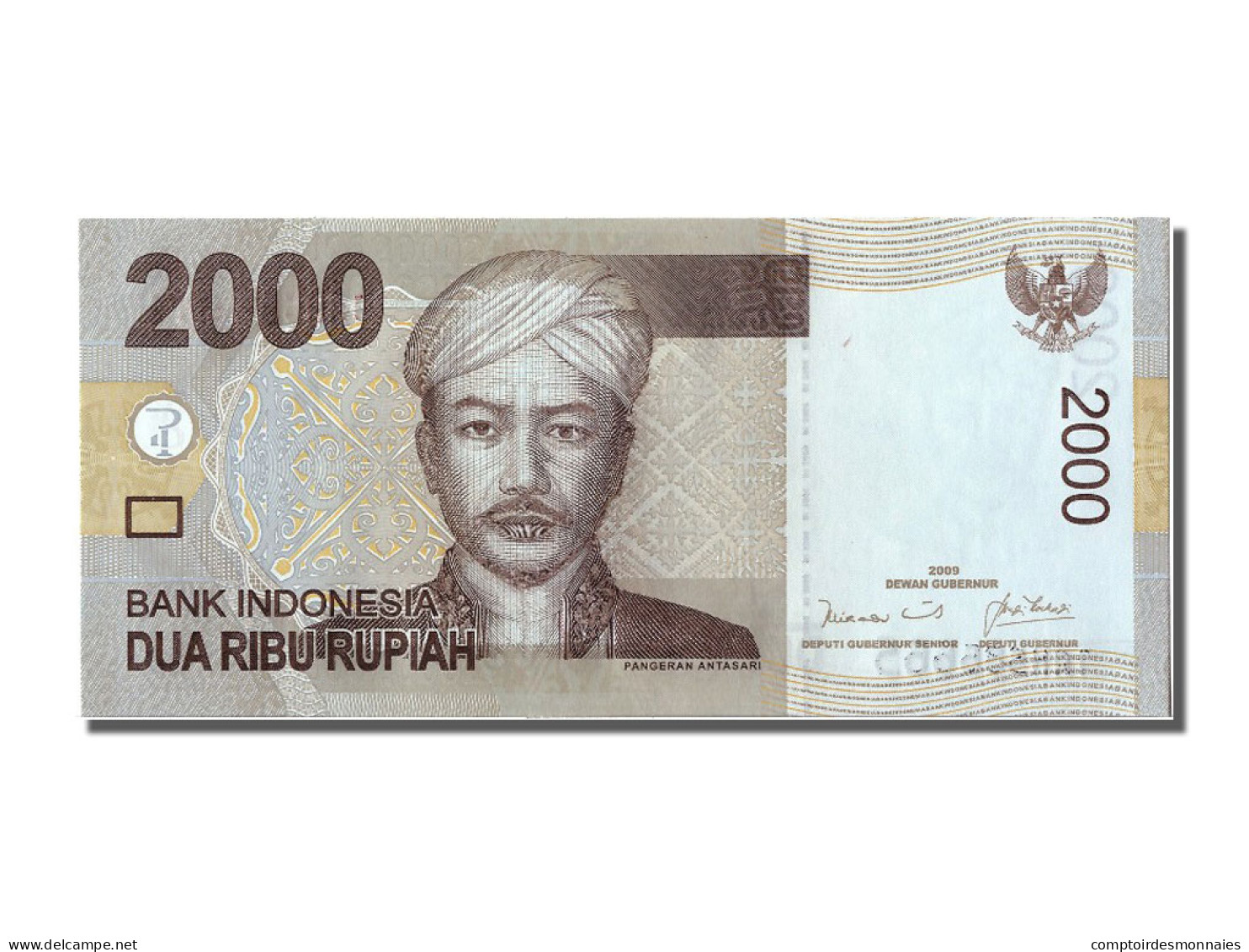 Billet, Indonésie, 2000 Rupiah, 2009, NEUF - Indonesia