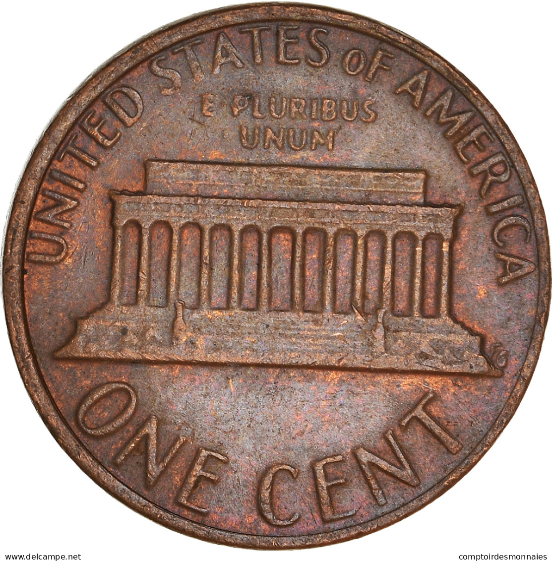 Monnaie, États-Unis, Lincoln Cent, Cent, 1981, U.S. Mint, Philadelphie, TTB - 1959-…: Lincoln, Memorial Reverse