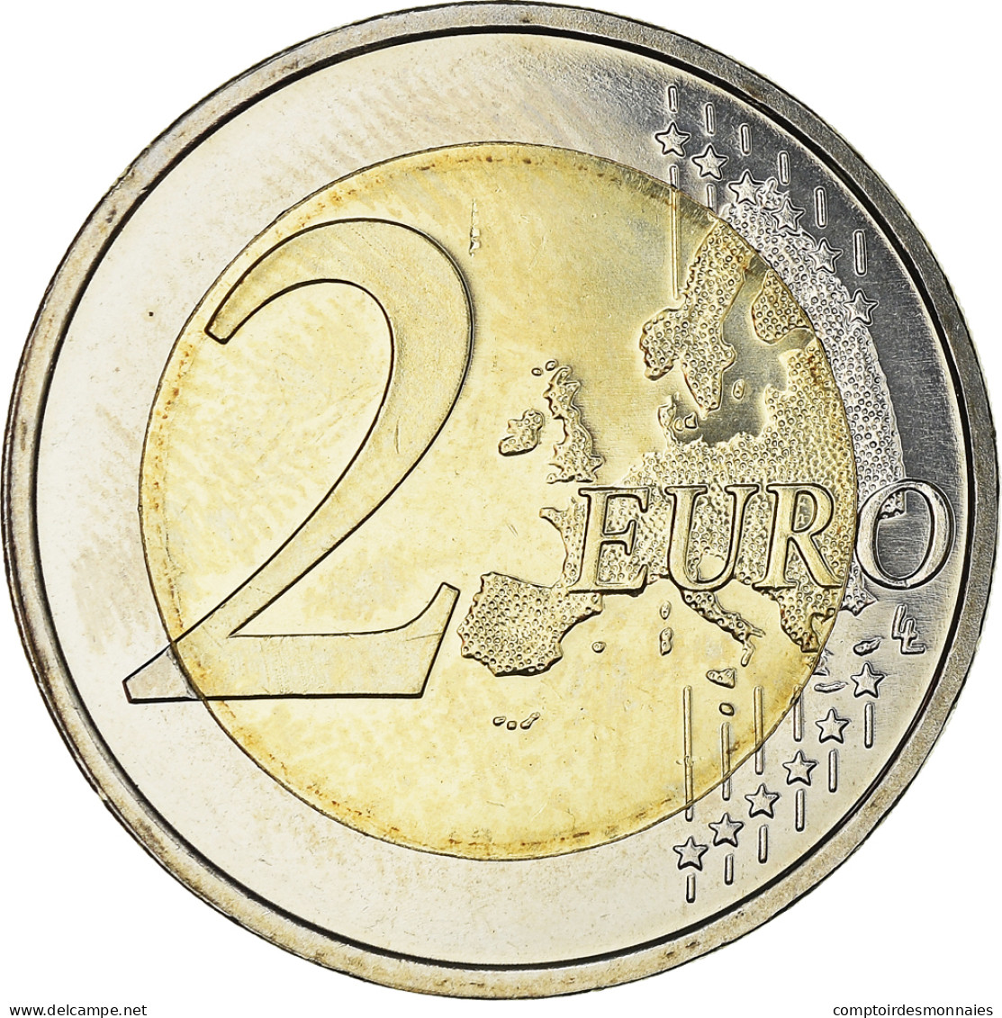 Latvia, 2 Euro, Riga, 2014, Stuttgart, SPL, Bimétallique, KM:157 - Latvia