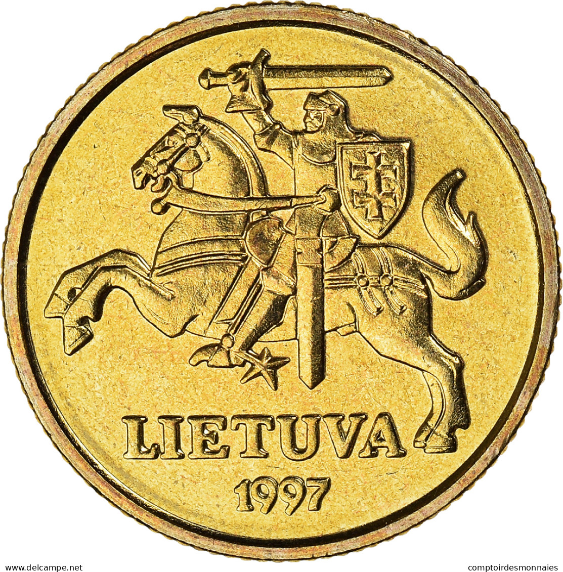 Monnaie, Lituanie, 20 Centu, 1997, SUP+, Nickel-Cuivre, KM:107 - Lithuania