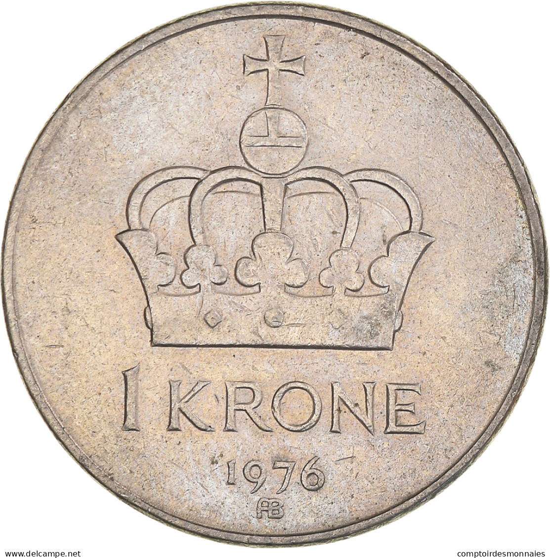 Monnaie, Norvège, Olav V, Krone, 1976, TTB, Cupro-nickel, KM:419 - Norvegia