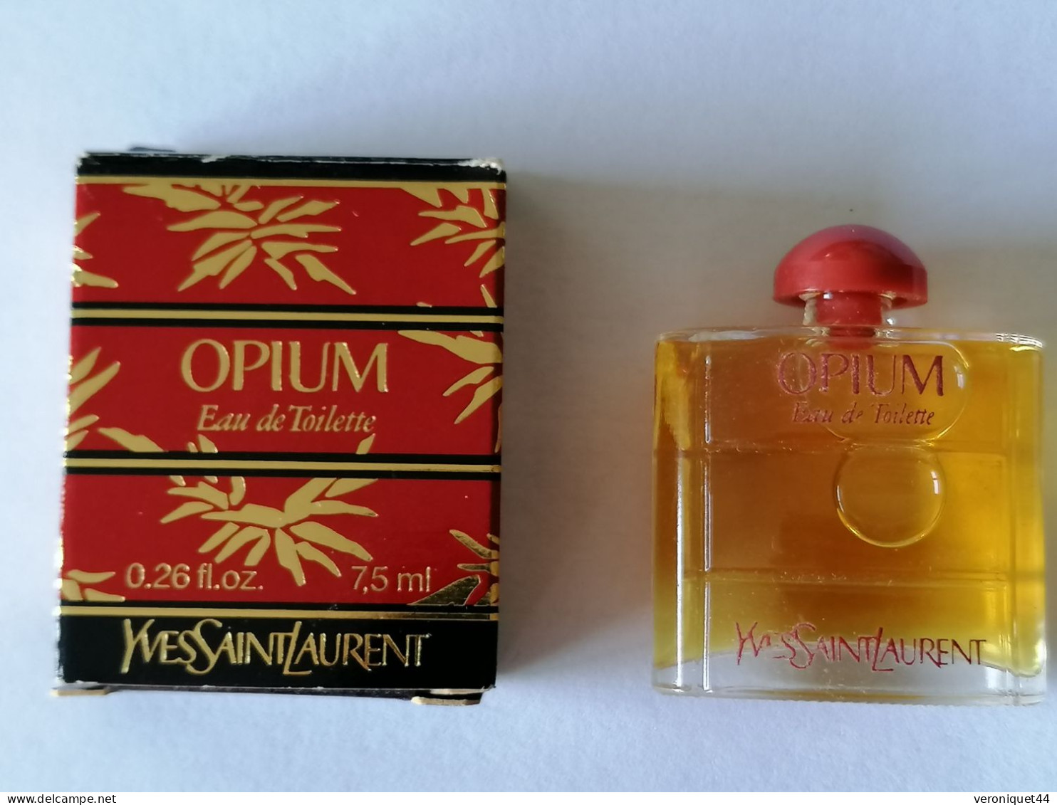 Miniature OPIUM EDT Yves Saint Laurent 7,5 Ml - Miniaturen Flesjes Dame (met Doos)