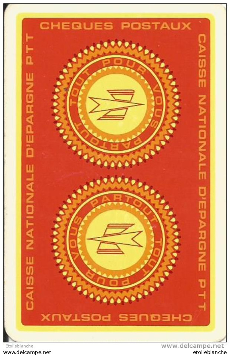 Carte-jeu, JOKER, Blason - La Poste France 'tout Pour Vous Partout' - Publicité Logo PTT Années 70-80 - Barajas De Naipe