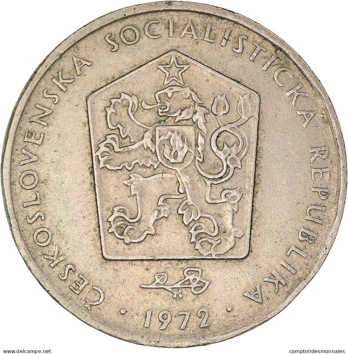 Monnaie, Tchécoslovaquie, 2 Koruny, 1972, TTB+, Cupro-nickel, KM:75 - Czechoslovakia