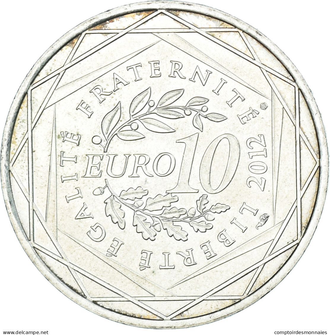 France, 10 Euro, Bretagne, 2012, Paris, SPL, Argent, Gadoury:EU514, KM:1866 - Francia