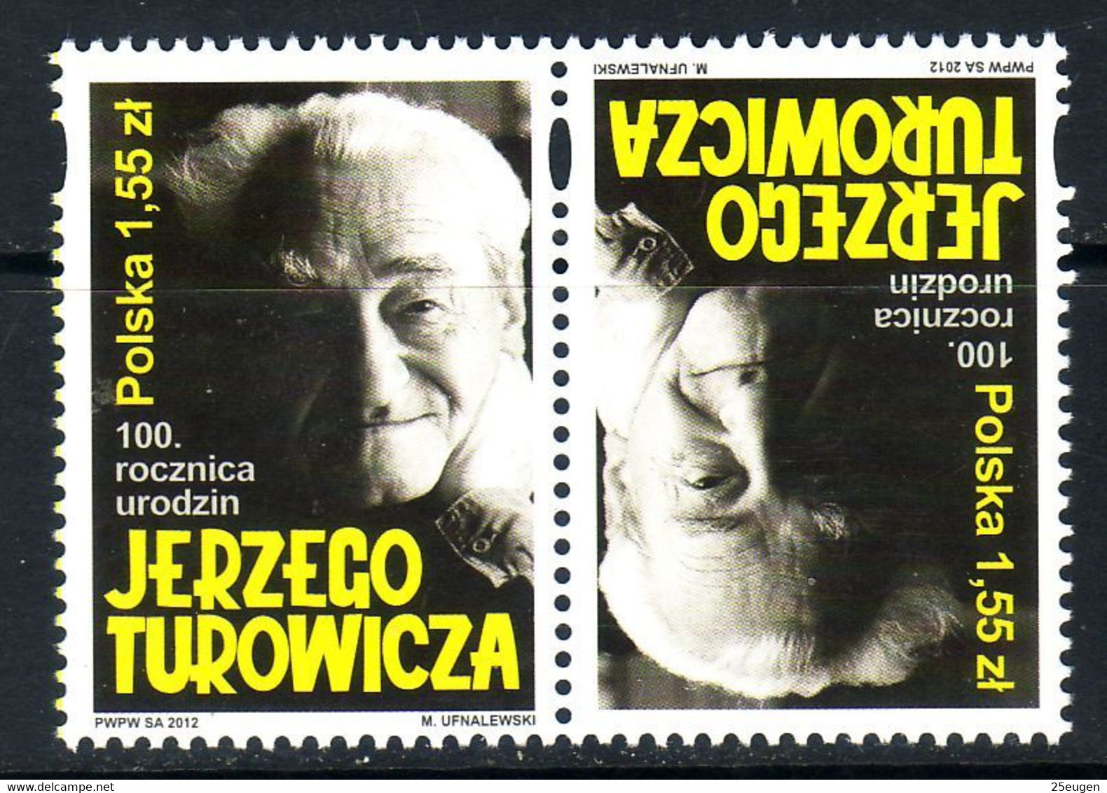 POLAND 2012  Michel No 4593 Tete Beche MNH - Unused Stamps