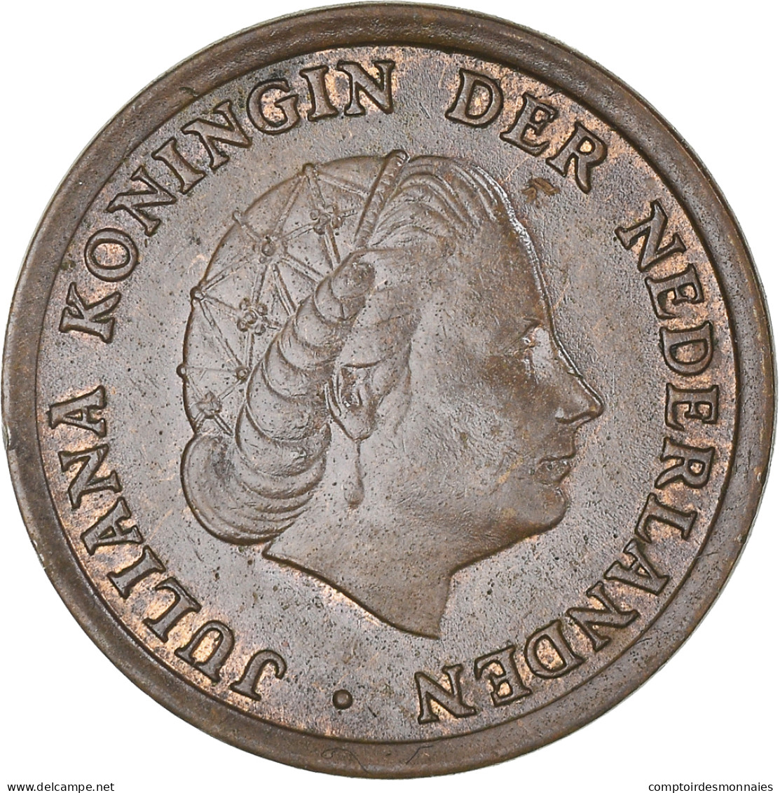 Monnaie, Pays-Bas, Juliana, Cent, 1964, SUP, Bronze, KM:180 - 1948-1980 : Juliana