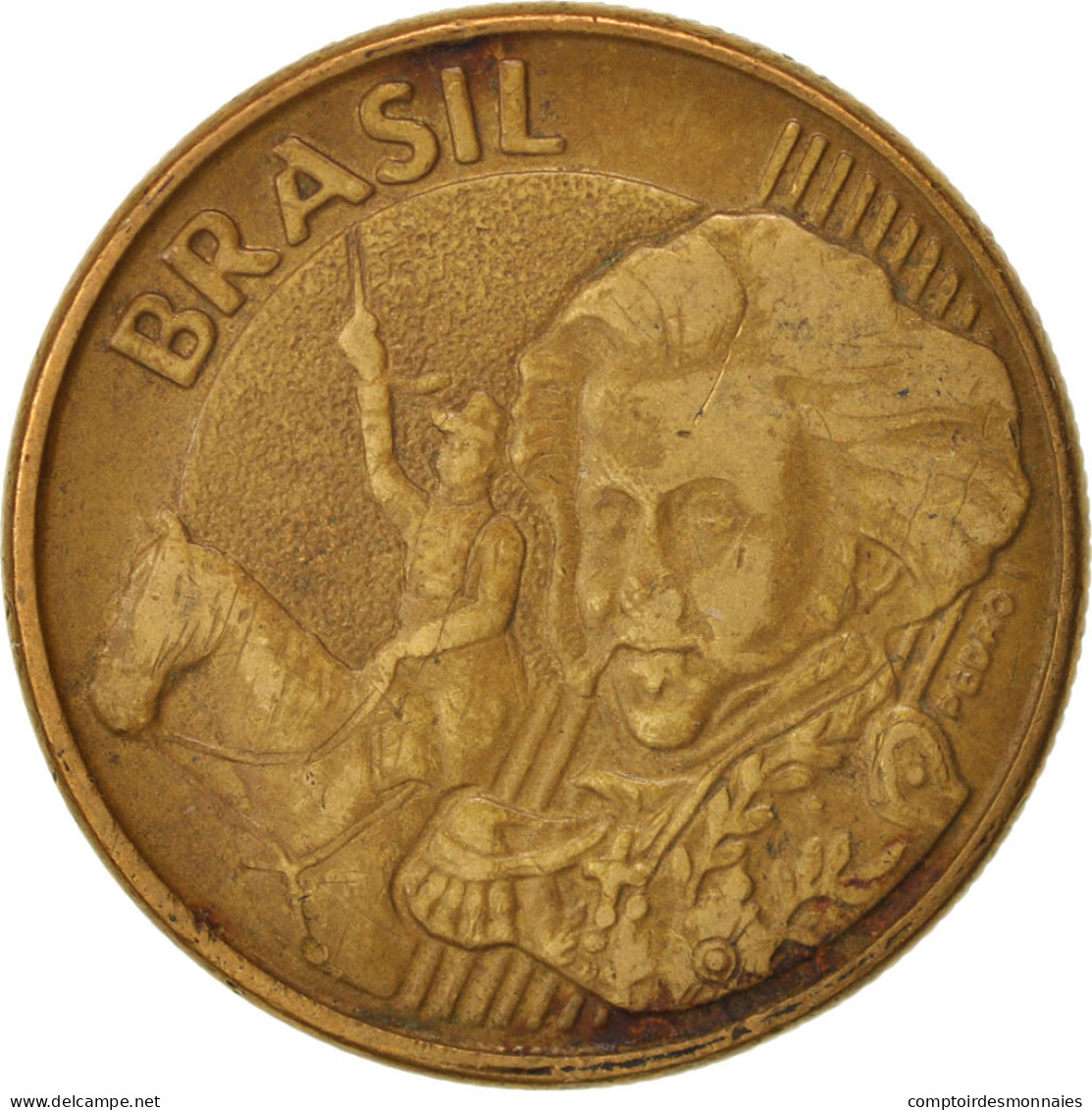 Monnaie, Brésil, 10 Centavos, 2006, TTB, Bronze Plated Steel, KM:649.2 - Brésil