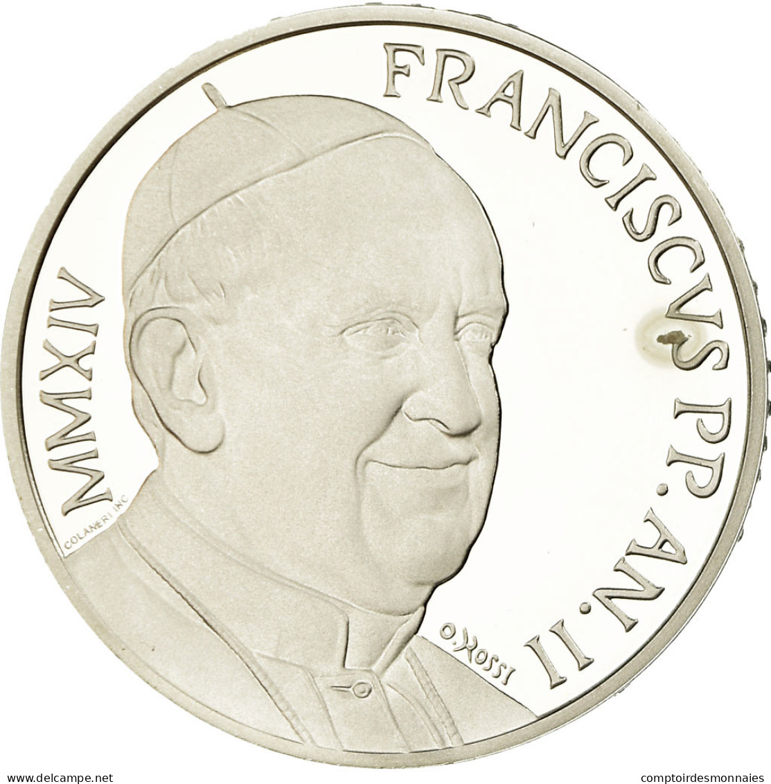 Vatican, Pape François, 10 Euro, Journée De La Communication, 2014, FDC - Vaticano