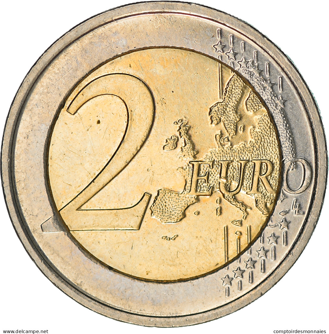 Belgique, 2 Euro, Drapeau Européen, 2015, Bruxelles, SPL, Bi-Metallic - België