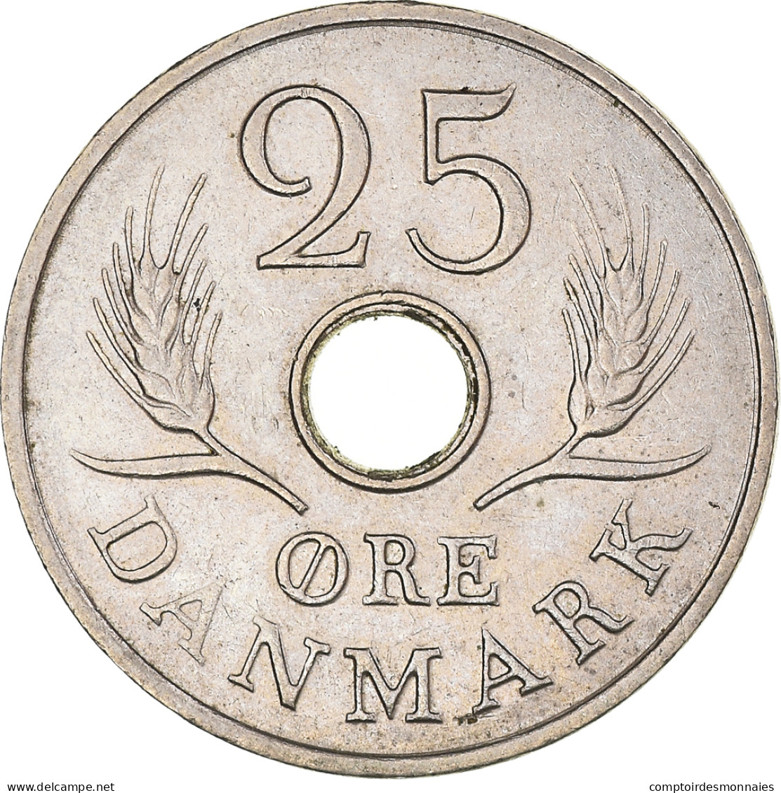 Monnaie, Danemark, Frederik IX, 25 Öre, 1967, Copenhagen, TTB+, Cupro-nickel - Denemarken