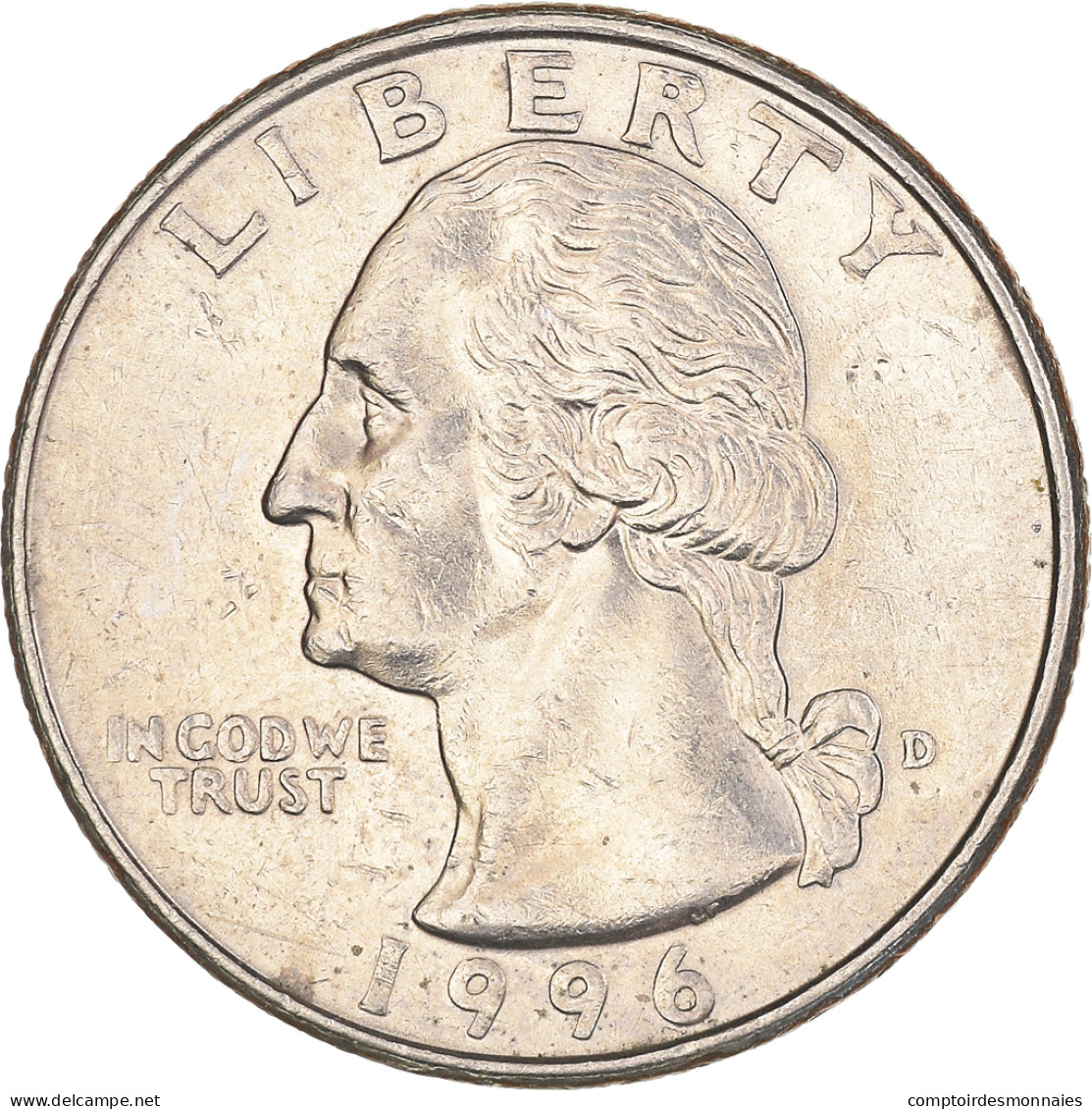Monnaie, États-Unis, Washington Quarter, Quarter, 1996, U.S. Mint, Denver, SUP - 1932-1998: Washington