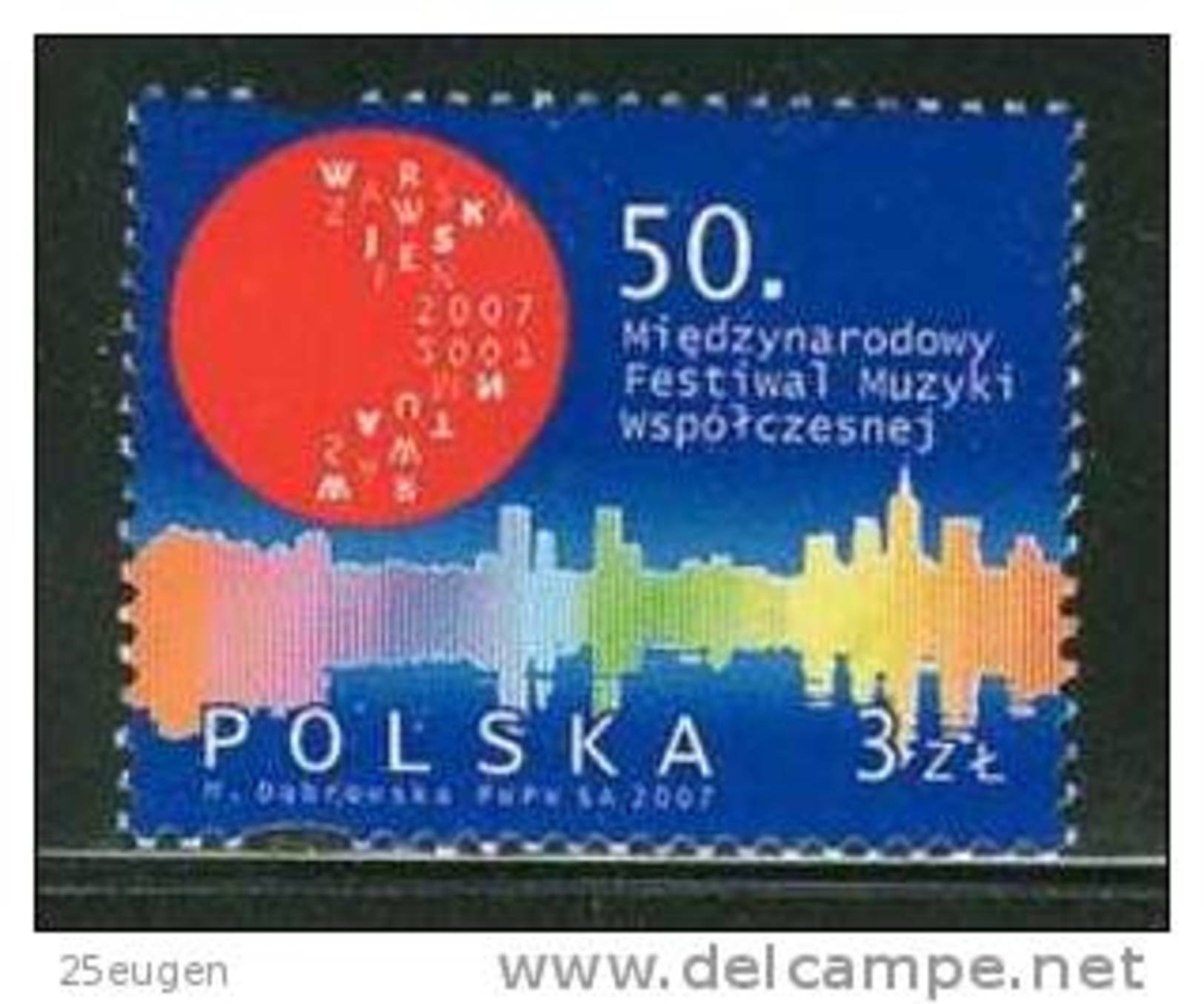 POLAND 2007 MICHEL NO: 4331  MNH - Nuevos