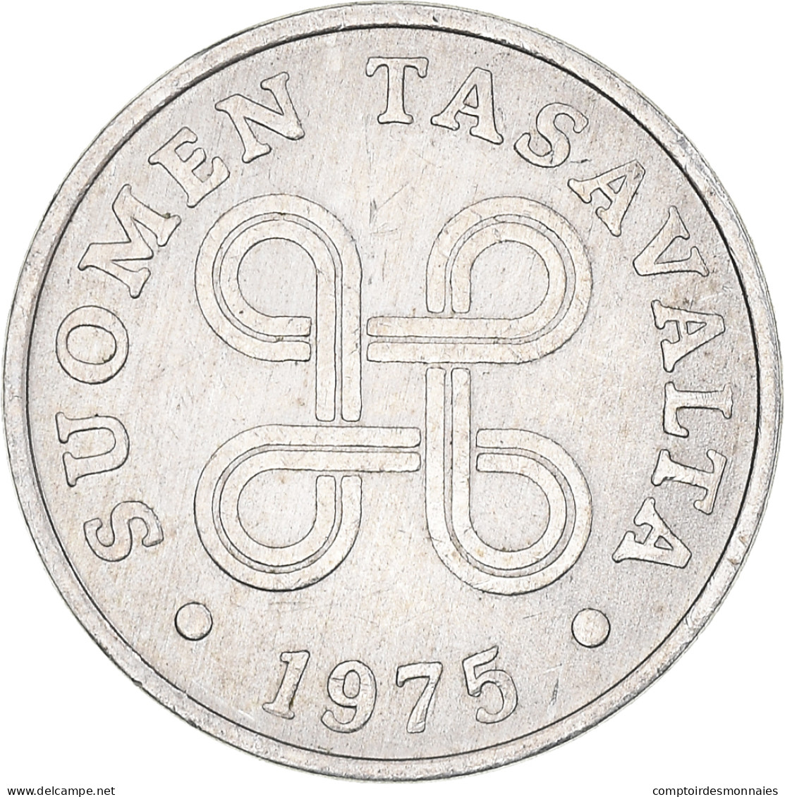 Monnaie, Finlande, Penni, 1975, TTB, Aluminium, KM:44a - Finlande