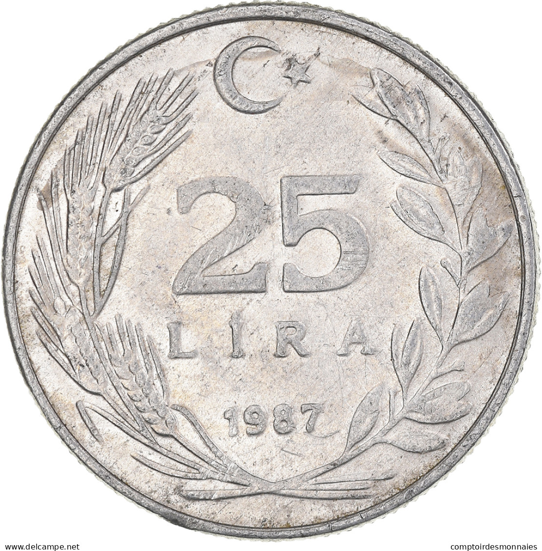 Monnaie, Turquie, 25 Lira, 1987, TTB, Aluminium, KM:975 - Turkey