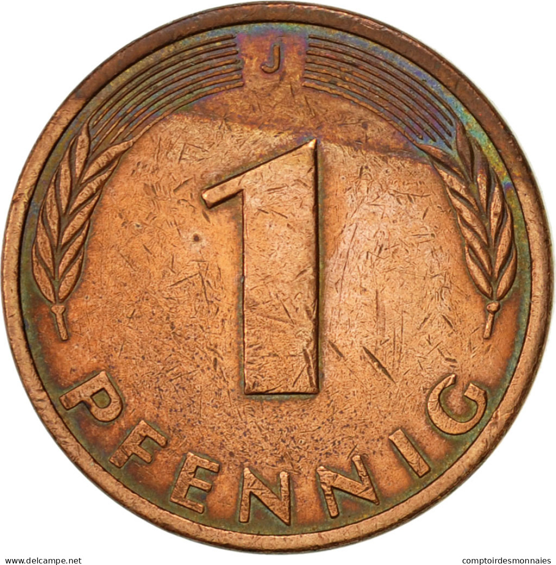 Monnaie, République Fédérale Allemande, Pfennig, 1979, Hambourg, TTB, Copper - 1 Pfennig