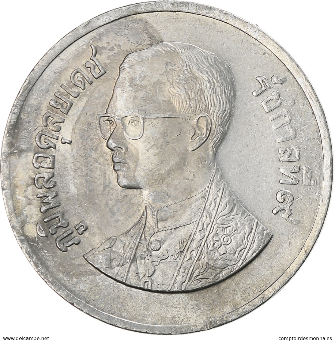 Monnaie, Thaïlande, Rama IX, Baht, 1982, TTB+, Cupro-nickel, KM:159.2 - Thaïlande