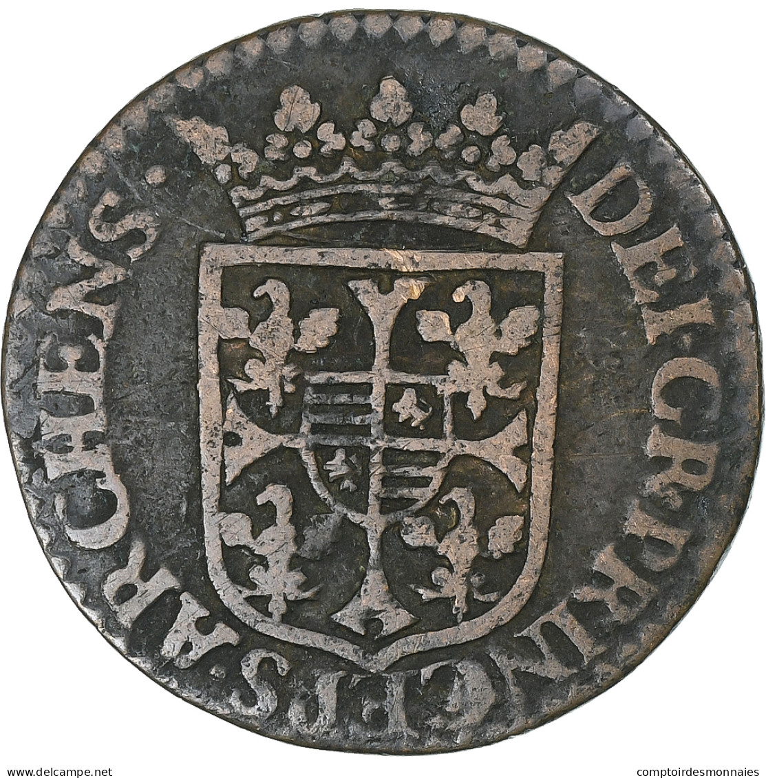 Principauté D'Arches-Charleville, Charles De Gonzague, Liard, 1614 - Other & Unclassified