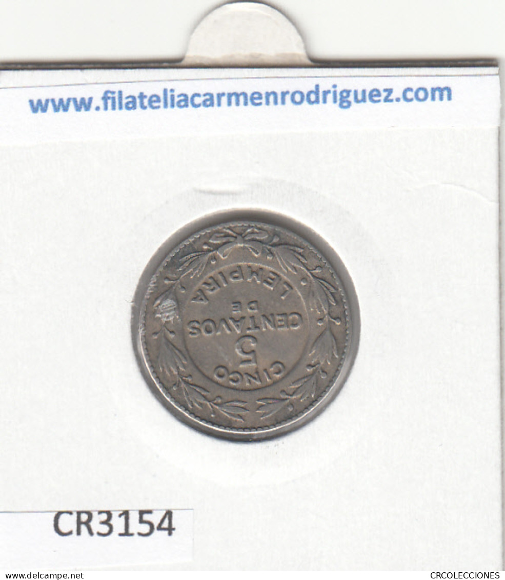 CR3154 MONEDA HONDURAS 5 CENTAVOS DE LEMPIRA 1949 MBC  - Otros – América