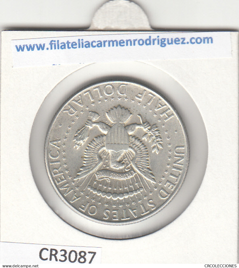 CR3087 MONEDA ESTADOS UNIDOS 1/2 DOLAR 1968 BC PLATA - Sonstige – Amerika