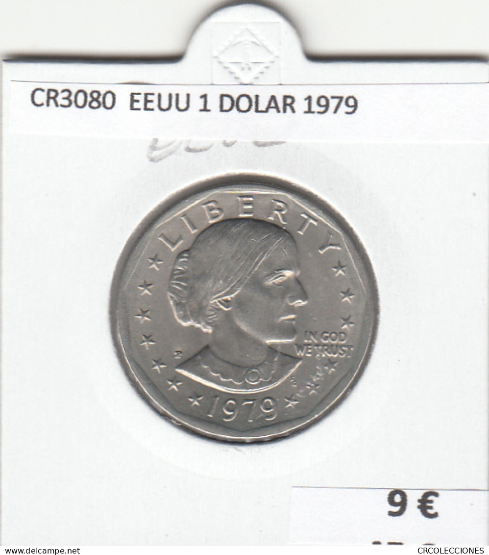 CR3080 MONEDA ESTADOS UNIDOS 1 DOLAR 1979 MBC  - Otros – América