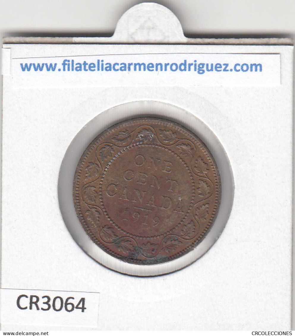 CR3064 MONEDA CANADÁ 1 CENTIMO 1919 BC - Otros – América