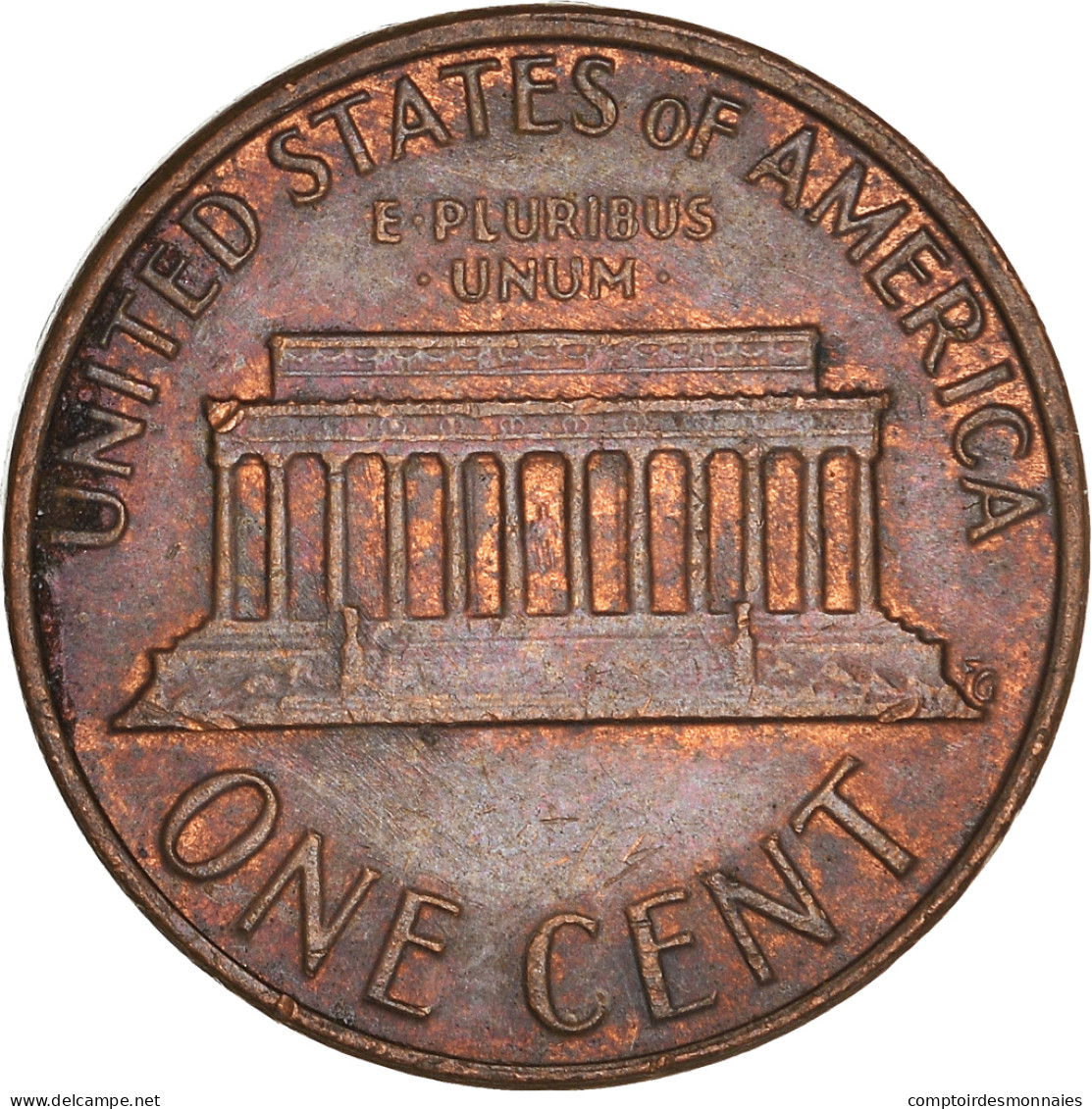 Monnaie, États-Unis, Lincoln Cent, Cent, 1976, U.S. Mint, Philadelphie, TTB - 1959-…: Lincoln, Memorial Reverse