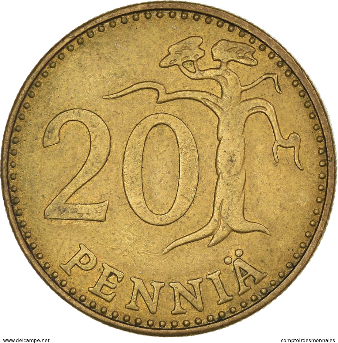 Monnaie, Finlande, 20 Pennia, 1963, TTB, Bronze-Aluminium, KM:47 - Finlande