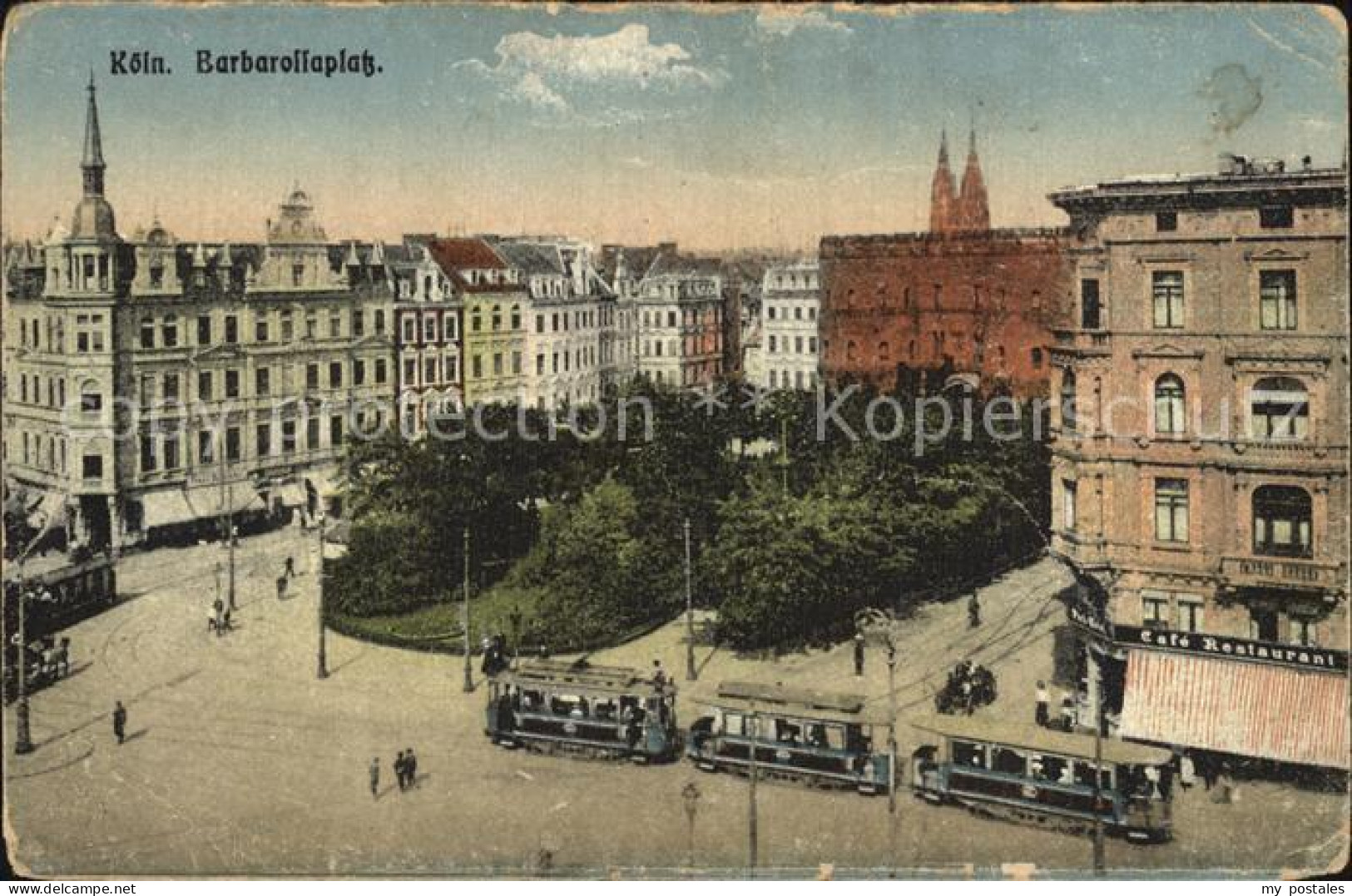 72477575 Koeln Rhein Barbarossaplatz Mit Strassenbahn Koeln Rhein - Koeln