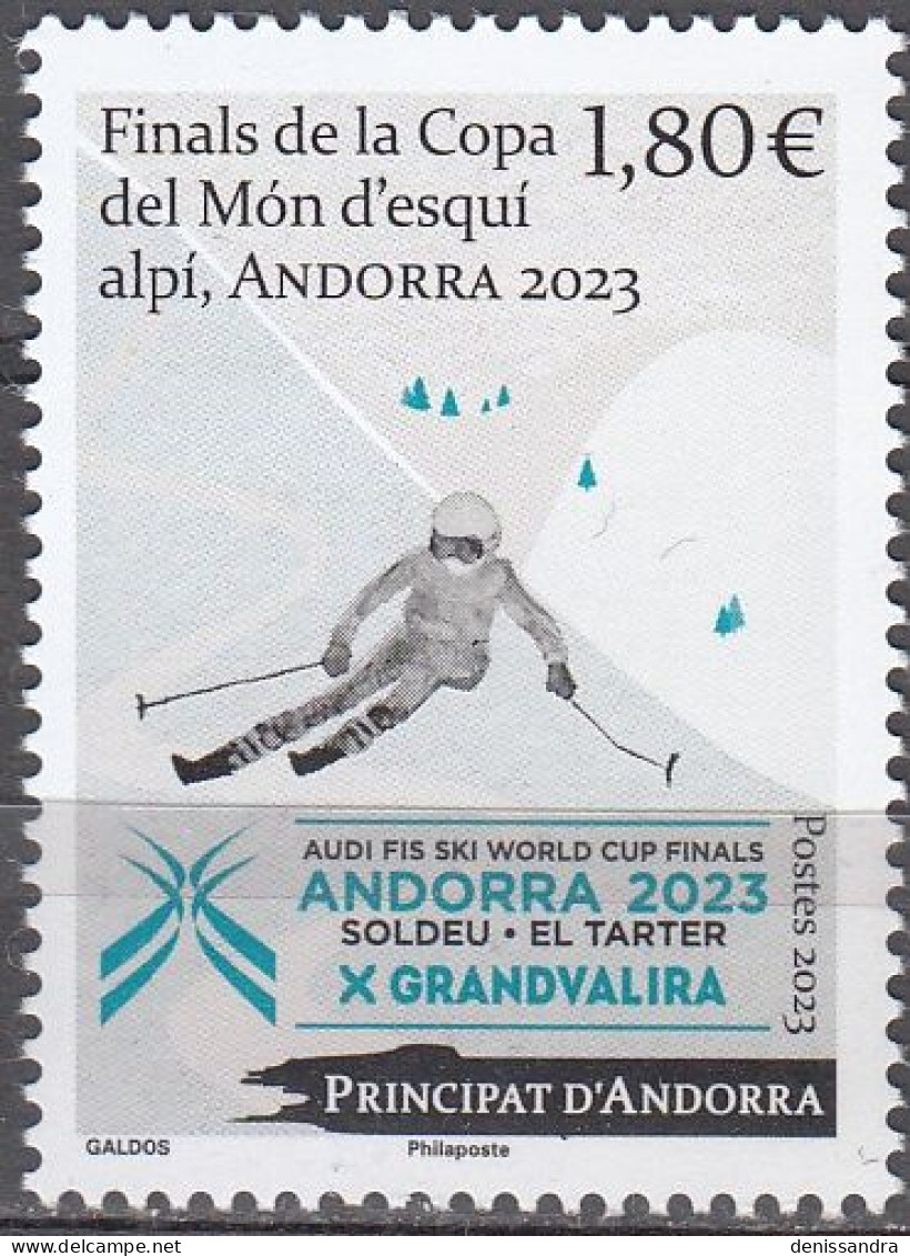 Andorre Français 2023 Coupe Du Monde De Ski Neuf ** - Ungebraucht