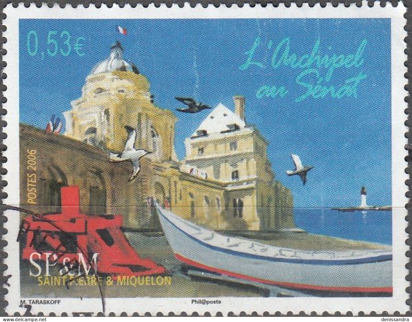 Saint-Pierre & Miquelon 2006 Michel 957 O Cote (2007) 1.10 € Le Palais Du Luxembourg Cachet Rond - Used Stamps