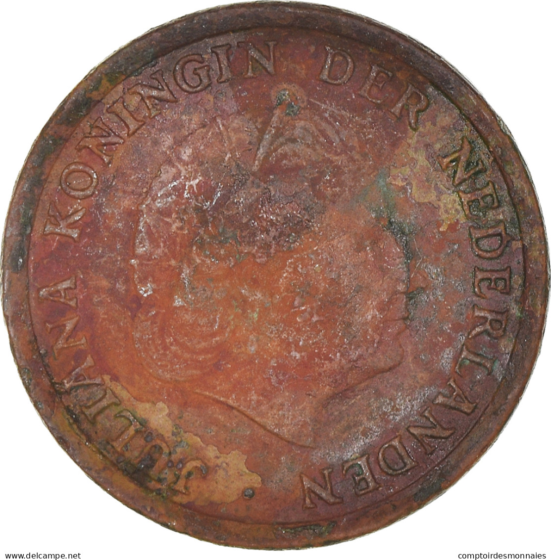 Monnaie, Pays-Bas, Juliana, Cent, 1964, B+, Bronze, KM:180 - 1948-1980 : Juliana