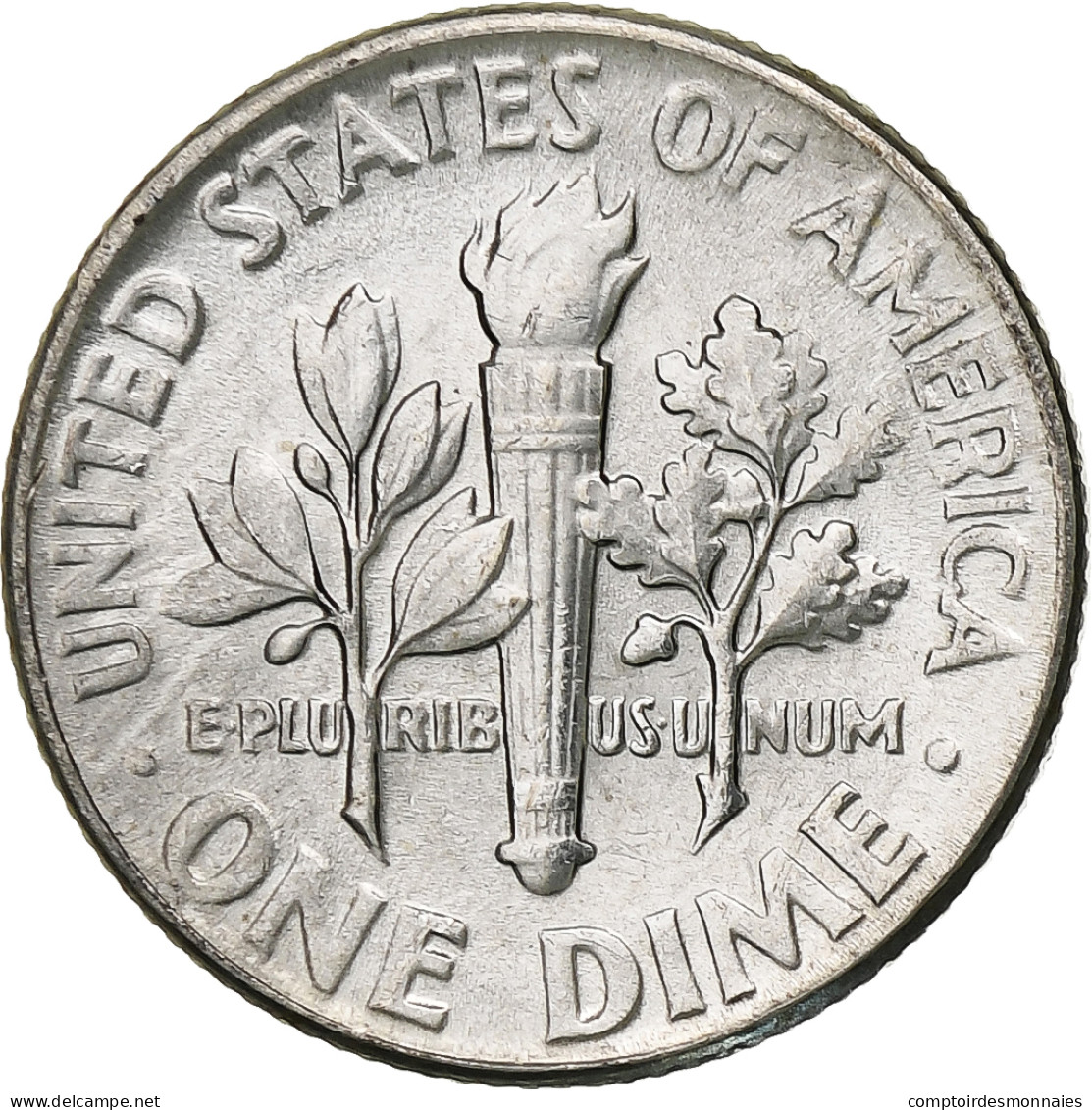 États-Unis, Dime, Roosevelt Dime, 1955, U.S. Mint, BU, Argent, SPL, KM:195 - 1946-...: Roosevelt