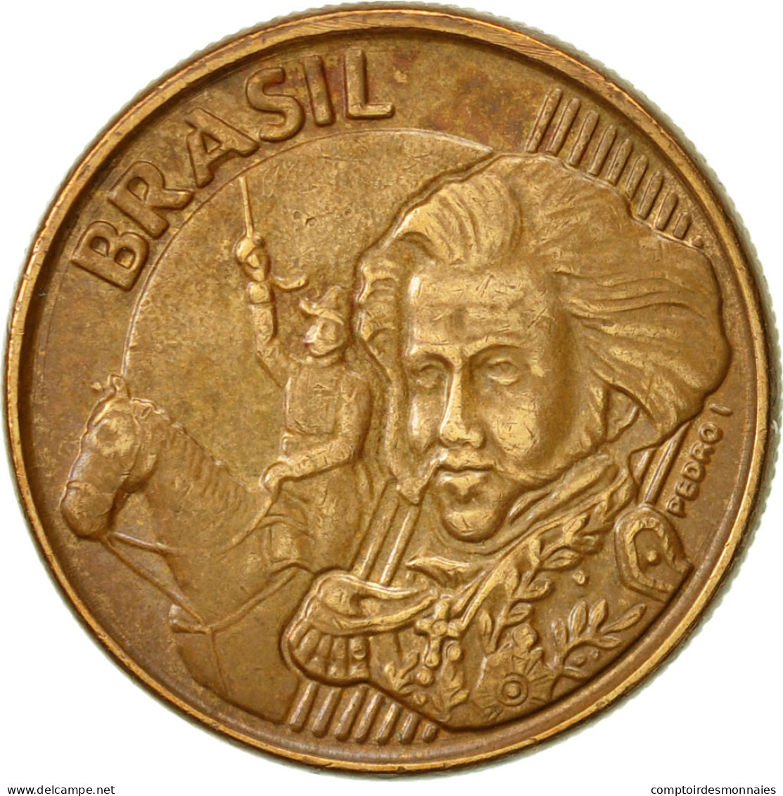 Monnaie, Brésil, 10 Centavos, 2010, TTB+, Bronze Plated Steel, KM:649.2 - Brasilien