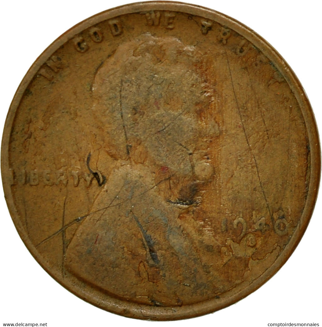 Monnaie, États-Unis, Lincoln Cent, Cent, 1940, U.S. Mint, San Francisco, TB - 1909-1958: Lincoln, Wheat Ears Reverse