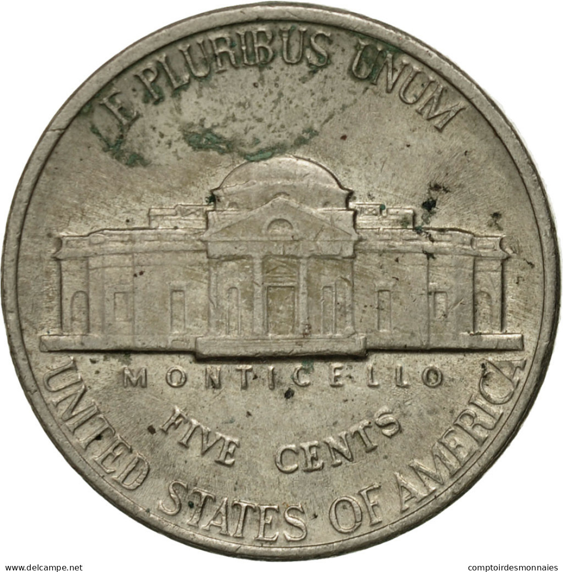 Monnaie, États-Unis, Jefferson Nickel, 5 Cents, 1988, U.S. Mint, Denver, TTB - 1938-…: Jefferson