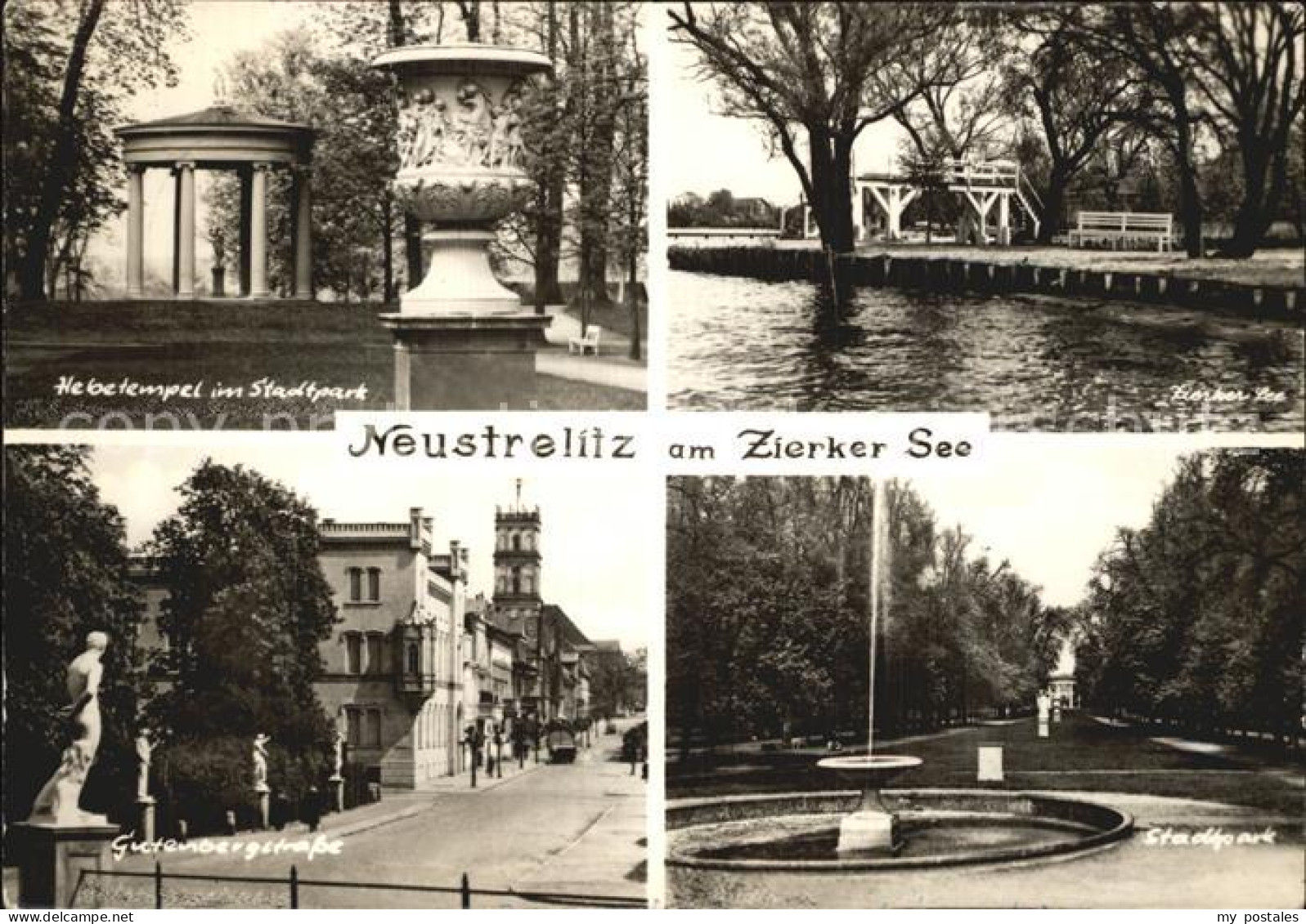 72477218 Neustrelitz Hebetempelim Stadtpark Zierker See Grotenbergstr Stadtpark  - Neustrelitz