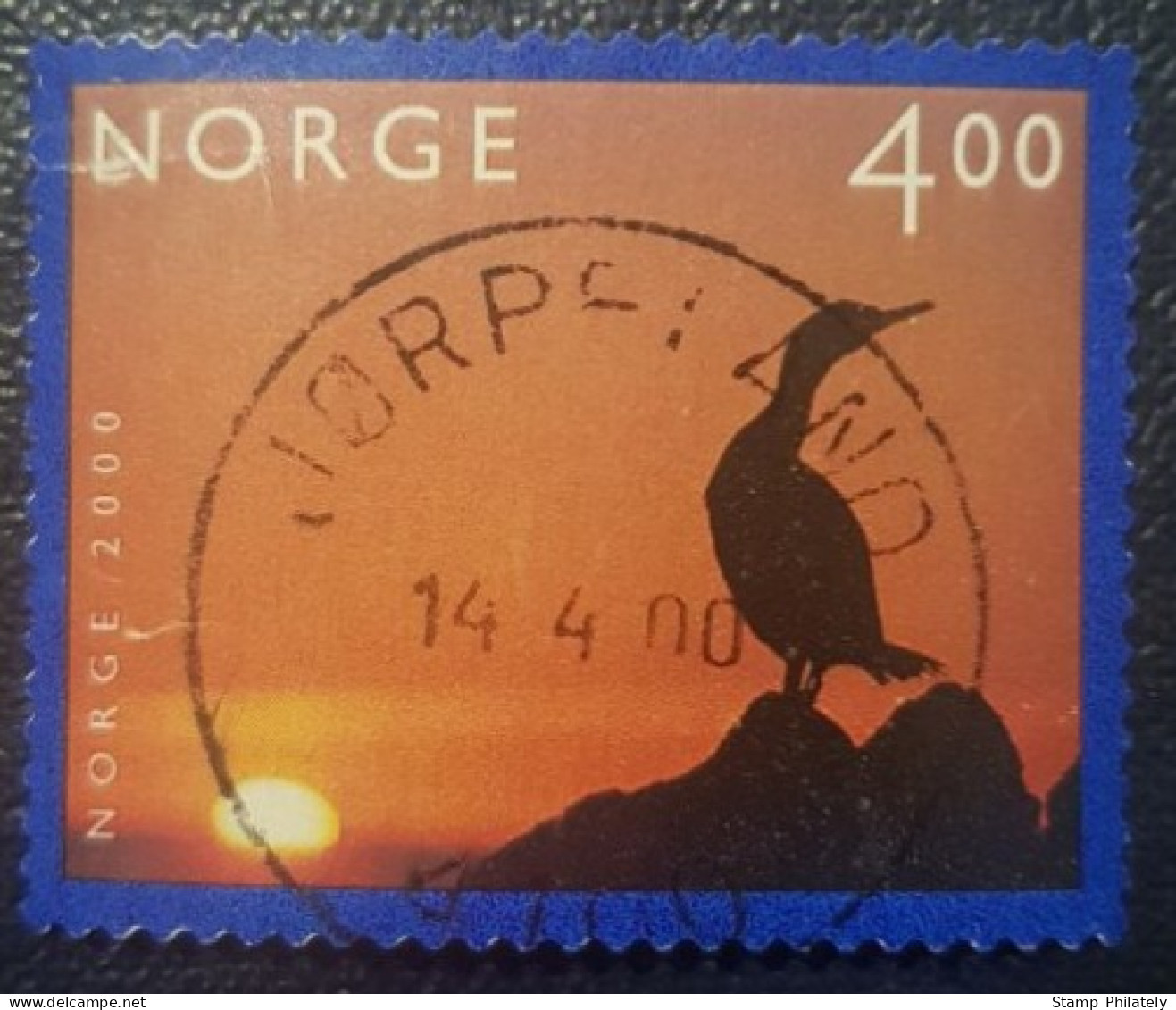 Norway 4Kr Used Postmark Stamp Millennium - Usati