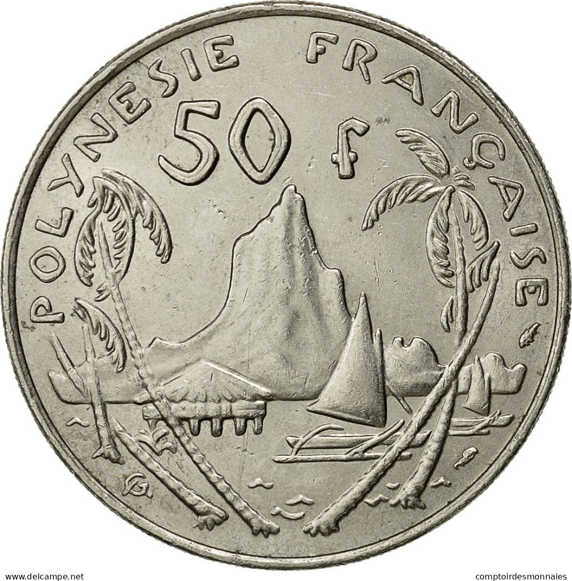 Monnaie, French Polynesia, 50 Francs, 1975, Paris, SUP, Nickel, KM:13 - French Polynesia