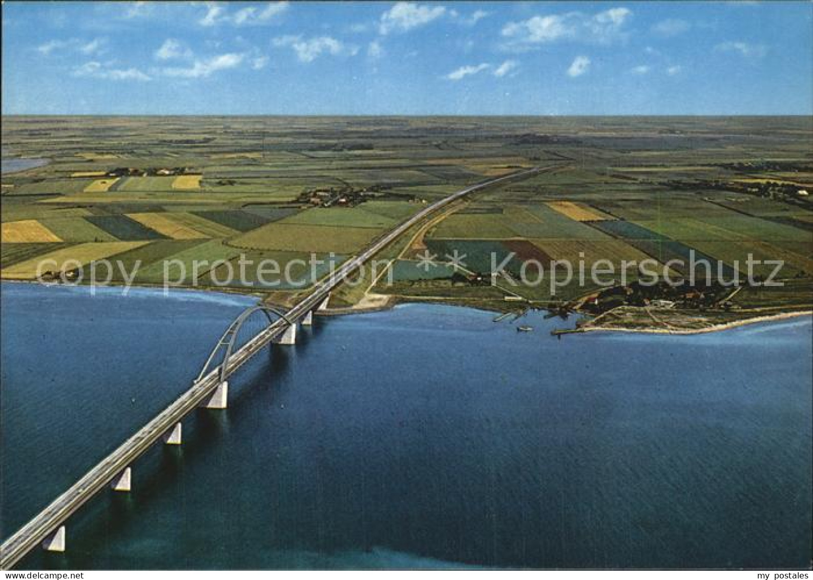 72476711 Fehmarnsund Bruecke Mit Blick Auf Insel Fehmarn Fliegeraufnahme Fehmarn - Fehmarn