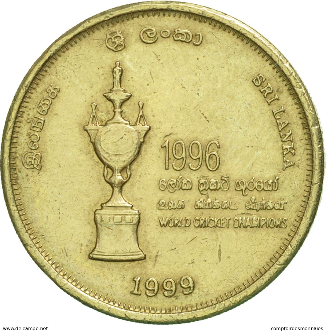 Monnaie, Sri Lanka, 5 Rupees, 1999, TTB+, Aluminum-Bronze, KM:161 - Sri Lanka