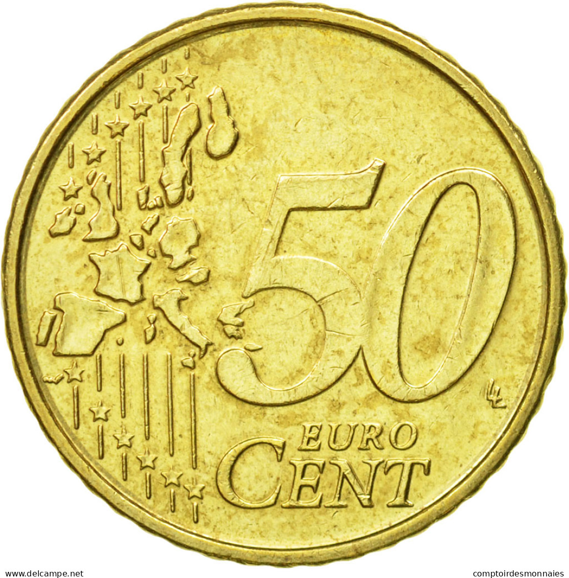 Belgique, 50 Euro Cent, 1999, TTB, Laiton, KM:229 - België