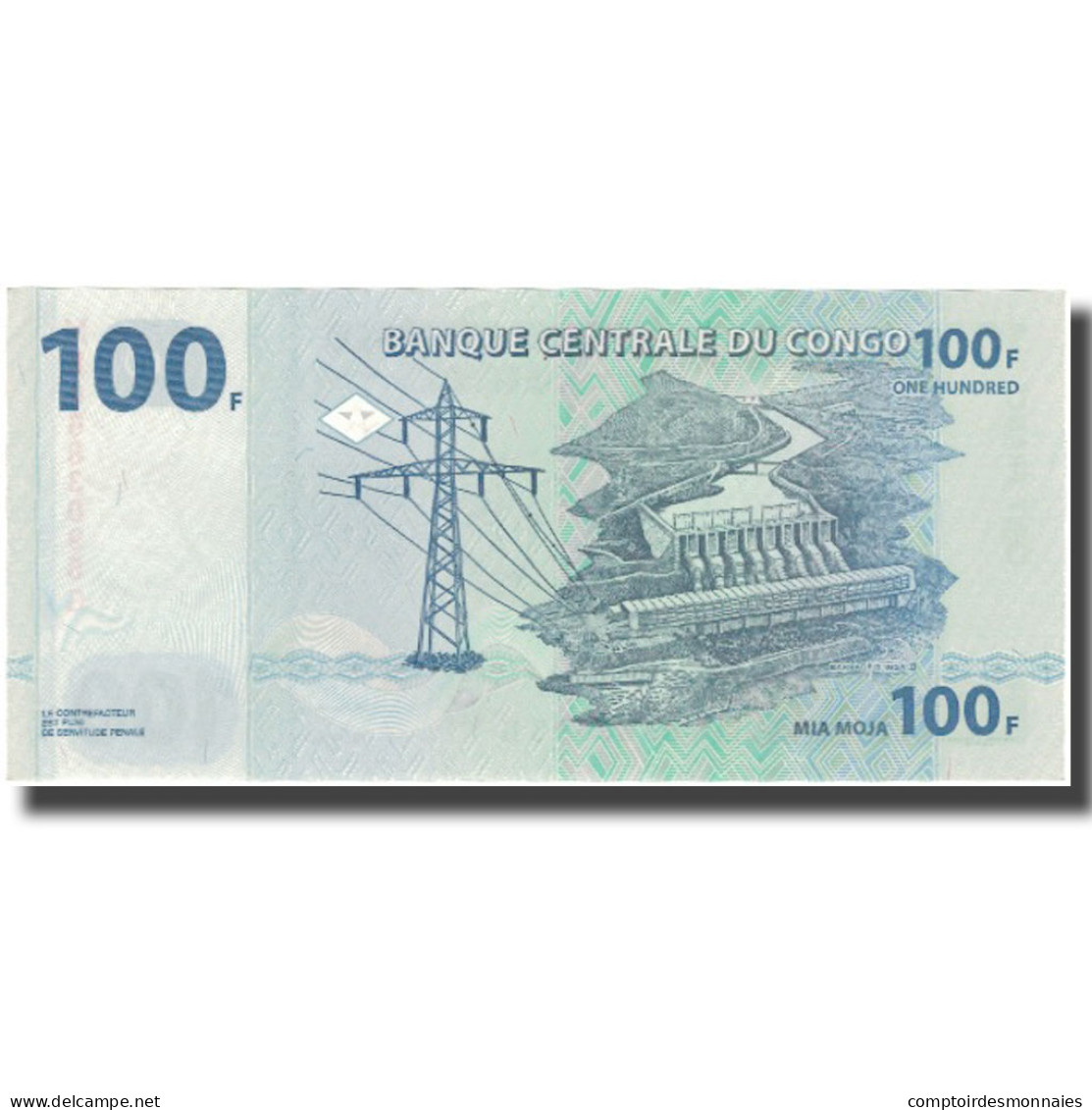 Billet, Congo Democratic Republic, 100 Francs, 31.07.2007, KM:98a, NEUF - Democratic Republic Of The Congo & Zaire